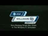 F1 - Nico Rosberg drives Abu Dhabi in the Williams simulator
