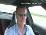 David Coulthard Present Mercedes Benz SLS AMG E-CELL